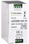 TRACON LDCVDIN-240-24 DIN sínre szerelhető tápegységszabályozható DC kimenettel 90-264VAC,2,8A/DC24V,10A/240W