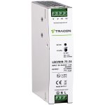   TRACON LDCVDIN-75-24 DIN sínre szerelhető tápegységszabályozható DC kimenettel 90-264VAC,1,6A/DC24V,3,2A/75W
