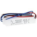 TRACON LDCVIP-18-24 Védett műanyag házas LED meghajtó 180-264VAC/24VDC,18W,0-0,75A, IP67