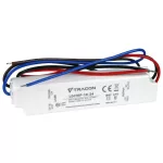   TRACON LDCVIP-18-24 Védett műanyag házas LED meghajtó 180-264VAC/24VDC,18W,0-0,75A, IP67