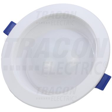 TRACON LED-DLGS-12NW Kompakt beépíthető LED mélysugárzó 230 VAC; 12W; 960lm; D=180 mm, 4000 K; IP44, EEI=G