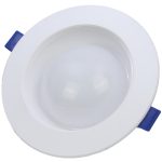   TRACON LED-DLGS-6NW Kompakt beépíthető LED mélysugárzó 230 VAC, 6W, 480lm, D=130 mm, 4000 K, IP44, EEI=G