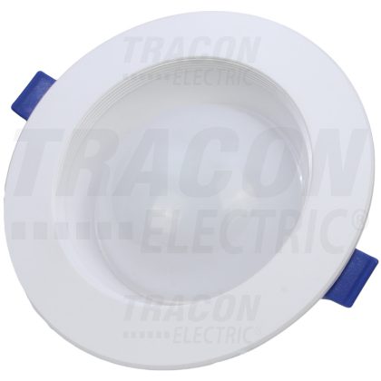   TRACON LED-DLGS-6NW Kompakt beépíthető LED mélysugárzó 230 VAC; 6W; 480lm; D=130 mm, 4000 K; IP44, EEI=G