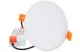 TRACON LED-DLIP-10NW Védett, beépíthető LED mélysugárzó, kerek 230 VAC, 10 W, 4000 K, 800 lm, IP66,D=125mm, EEI=G
