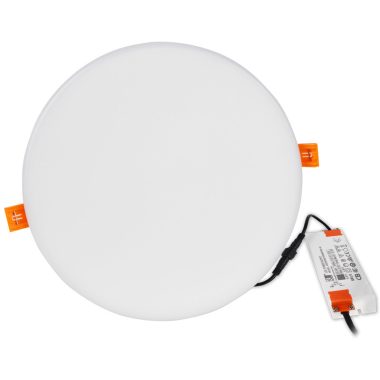 TRACON LED-DLIP-20NW Védett, beépíthető LED mélysugárzó, kerek 230 VAC, 20 W, 4000 K, 1620 lm, IP66,D=185mm, EEI=G
