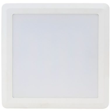 TRACON LED-DLNFS-18NW Off-wall square LED luminaire with SAMSUNG chip 230 VAC; 18W; 1440lm; D = 225 × 225 mm, 4000 K; IP20, EEI = A