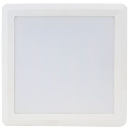   TRACON LED-DLNFS-18NW Off-wall square LED luminaire with SAMSUNG chip 230 VAC; 18W; 1440lm; D = 225 × 225 mm, 4000 K; IP20, EEI = A