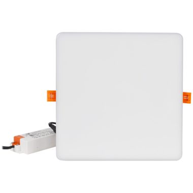 TRACON LED-DLNIP-10NW Védett, beépíthető LED mélysugárzó, négyzetes 230 VAC, 10 W, 4000 K, 920 lm, IP66,D=125x125mm, EEI=F