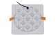 TRACON LED-DLNIP-28NW Védett, beépíthető LED mélysugárzó, négyzetes 230 VAC, 28 W, 4000 K, 2380 lm, IP66, D=215x215mm, EEI=F