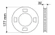 TRACON LED-SZH-48-CW LED szalag, beltéri SMD2835,60LED/m,4,8W/m,480lm/m,W=8mm,6000K,IP20,EEI=F