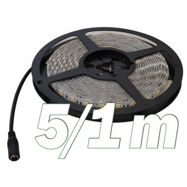 TRACON LED-SZH-72-NW LED szalag, beltéri SMD5050,30LED/m,7,2W/m,720lm/m,W=10mm,4000K,IP20,EEI=F