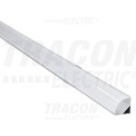   TRACON LEDSZPC Aluminum profile for LED strips, corner W = 10mm, 5 pcs / pack