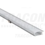   TRACON LEDSZPR Alumínium profil LED szalagokhoz, lapos, besüllyeszthető W=10mm, 5 db/csomag
