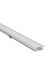 TRACON LEDSZPR2 Alumínium profil LED szalagokhoz, lapos, besüllyeszthető W=10mm, H=2m TRACON LEDSZPR2 Alumínium profil LED szalagokhoz, lapos, besüllyeszthető W=10mm, H=2m