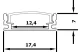 TRACON LEDSZPS102 Alumínium profil LED szalagokhoz, sarok W=10mm, H=2m