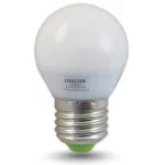   TRACON LG455W LED fényforrás 230 VAC, 5 W, 2700 K, E27, 380 lm, 200°, G45, EEI=G