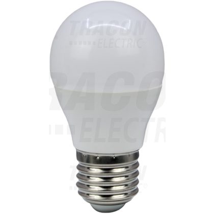   TRACON LG458NW LED fényforrás 230 VAC 50Hz, 8 W, 4000 K, E27, 710 lm, 180°, G45, EEI=F