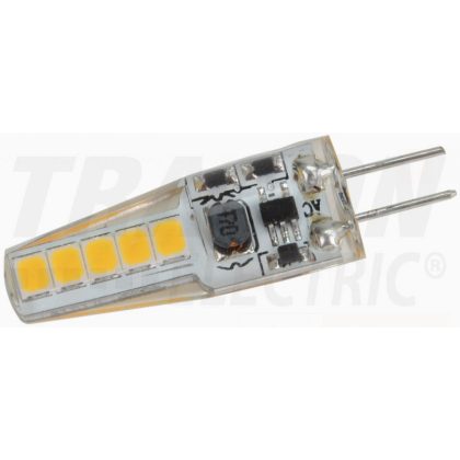   TRACON LG4X2W Szilikon házas LED fényforrás 12 VAC/DC, 2 W, 3000 K, G4, 180 lm, 270°, EEI=A++