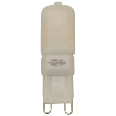 TRACON LG9PC2,5NW LED G9 fényforrás műanyag házban 230V, 50Hz, G9, 2.5W, 180lm, 4000K, 300°, EEI=A+ TRACON LG9PC2,5NW LED G9 fényforrás műanyag házban 230V, 50Hz, G9, 2.5W, 180lm, 4000K, 300°, EEI=A+