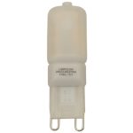 TRACON LG9PC2,5W LED G9 fényforrás műanyag házban 230 V, 50 Hz, G9, 2 W, 180 lm, 3000 K, 300°, EEI=F