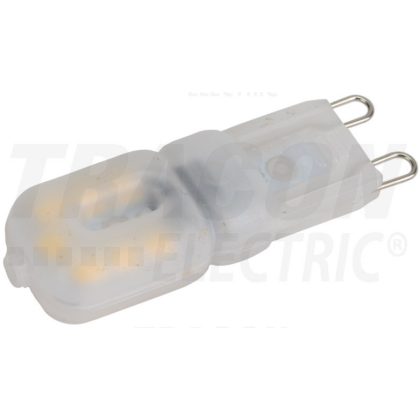   TRACON LG9X2,5NW LED fényforrás műanyag házban 230 VAC, 2,5 W,4000 K,G9,180 lm, 270°, EEI=A+