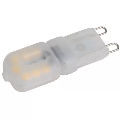   TRACON LG9X2,5W LED fényforrás műanyag házban 230 VAC, 2,5W, 2700K, G9, 180 lm, 270°, EEI=G