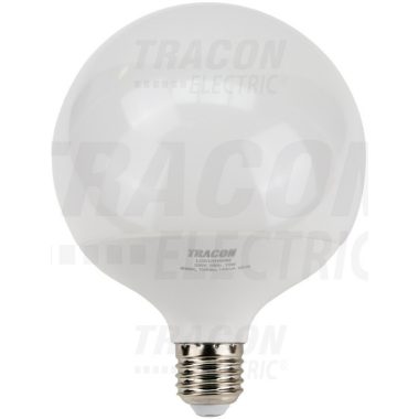 Bec Led sferic TRACON LGS12018W  LED  cu cip SAMSUNG 230V, 50Hz, 18W, 3000K, E27,1520lm, 270 °, G120, cip SAMSUNG, EEI = A +