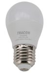 TRACON LGS458NW Gömb burájú LED fényforrás SAMSUNG chippel 230V,50Hz,8W,4000K,E27,720 lm,1