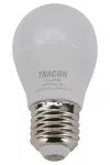 TRACON LGS458NW Gömb burájú LED fényforrás SAMSUNG chippel 230V,50Hz,8W,4000K,E27,720 lm,180°,G45,SAMSUNG chip, EEI=F