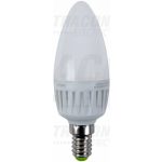   TRACON LGYD6W Brightness adjustable candlestick LED light source 230V, 50 Hz, 6W, 2700K, E14, 450lm, 250 °