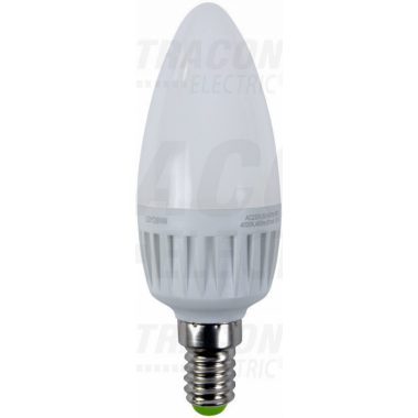 TRACON LGYD6W Brightness adjustable candlestick LED light source 230V, 50 Hz, 6W, 2700K, E14, 450lm, 250 °