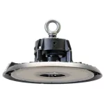   TRACON LHBA100W LED csarnokvilágító, kültéri,UFO forma 230 VAC, 100 W, 20000 lm, 4000K, 50000 h, IP65, 1-10V, EEI=B