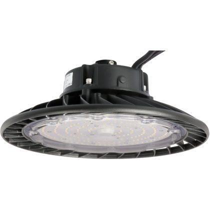   TRACON LHBC200W LED csarnokvilágító, kültéri,UFO forma 230 VAC, 200 W, 30000 lm, 4500K, 30000 h, IP65, 1-10V, EEI=D