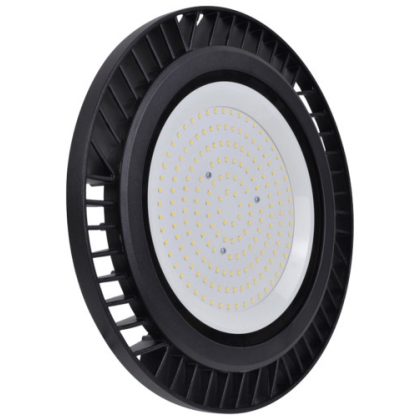   TRACON LHBE100W LED csarnokvilágító, kültéri,UFO forma 220-240 VAC, 100 W, 8000 lm, 4500 K, 30000 h, IP65, EEI=G