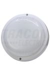 TRACON LHDK12NW Műanyag házas LED hajólámpa, kerek forma 230 VAC, 50 Hz, 12 W, 960 lm, 4000 K, IP44, EEI=G