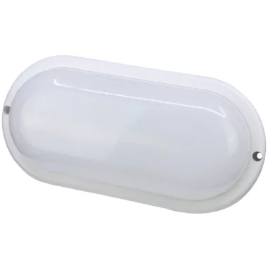 TRACON LHDO12NW Műanyag házas LED hajólámpa, ovális forma 230 VAC, 50 Hz, 12 W, 960 lm, 4000 K, IP44, EEI=G