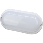 TRACON LHDO8NW Műanyag házas LED hajólámpa, ovális forma 230 VAC, 50 Hz, 8 W, 640 lm, 4000