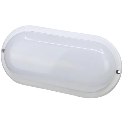   TRACON LHDO8NW Műanyag házas LED hajólámpa, ovális forma 230 VAC, 50 Hz, 8 W, 640 lm, 4000 K, IP44, EEI=G