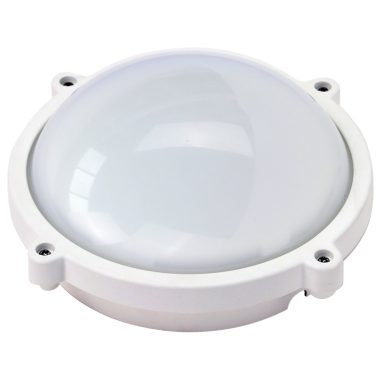 TRACON LHIPK8W Védett, műanyag házas LED hajólámpa, kerek forma 230 VAC, 50 Hz, 8 W, 710 lm, 4000 K, IP65, EEI=F