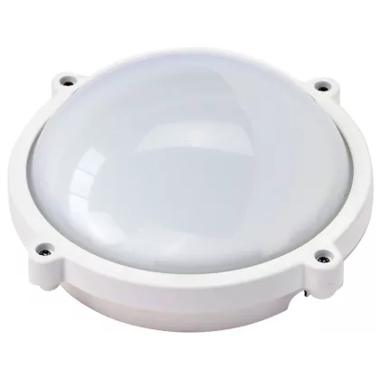 TRACON LHIPK8W Védett, műanyag házas LED hajólámpa, kerek forma 230 VAC, 50 Hz, 8 W, 710 l