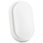 TRACON LHNO8CCT Műanyag házas LED hajólámpa, ovális forma 230 VAC, 50 Hz, 8 W, 800 lm, 300