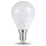   TRACON LMG455W Gömb búrájú LED fényforrás 230VAC, 5 W, 2700 K, E14, 380 lm, 200°, EEI=G