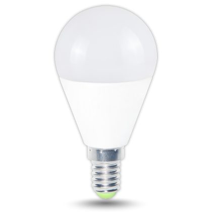 TRACON LMG458NW Gömb burájú LED fényforrás 230 V, 50 Hz, E14, 8 W, 710 lm,200°, 4000 K, EE