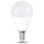   Bec Led sferic TRACON LMG458W LED 230V, 50 Hz, E14, 8W, 570 lm, 2700 K, EEI=A+