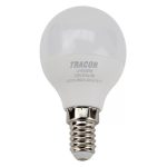   TRACON LMGS455W Spherical LED light source with SAMSUNG chip 230V, 50Hz, 5W, 3000K, E14,380lm, 180 °, G45, SAMSUNG chip, EEI = A +