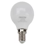   TRACON LMGS455W Gömb burájú LED fényforrás SAMSUNG chippel 230V,50Hz,5W,3000K,E14,430lm,180°,G45,SAMSUNG chip, EEI=F