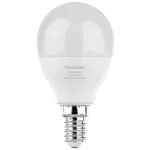   TRACON LMGS458NW Gömb burájú LED fényforrás SAMSUNG chippel 230V,50Hz,8W,4000 K,E14,720lm,180°,G45,SAMSUNG chip, EEI=F