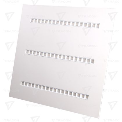  TRACON LPG606040NW Sávos LED panel, négyzet, fehér 230V,50Hz, 40W, 4000lm, 4000K,UGR<16, IP40, 595x595mm, EEI=F