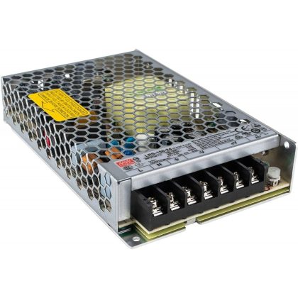   TRACON LRS-150-24 Fém házas LED meghajtó szalagokhoz, szabályozható DC kimenet 85-264 VAC / 24 VDC; 150 W; 0-6,5 A