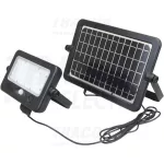   TRACON LSFLK10W Napelemes LED fényvető mozgásérzékelővel 10 W, 4000 K, 1100 lm, IP65, 3,7 V 7200 mAh